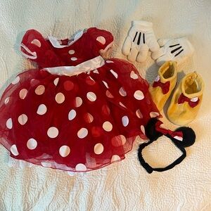 Pottery Barn - Minnie Mouse Halloween Costume - 12-24 months - Like New